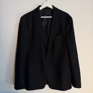 Zara Black Single-Button Men's Blazer